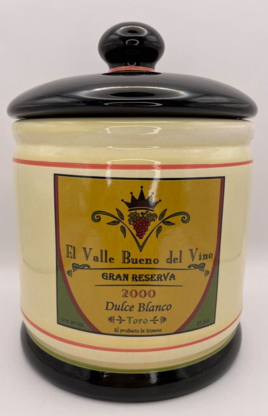 Oggi Corporation El Valle Bueno Del Vino Canister With Lid Pre-owned